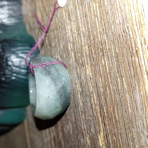 New Solid Jade Ring size 9 - Picture 4 of 8